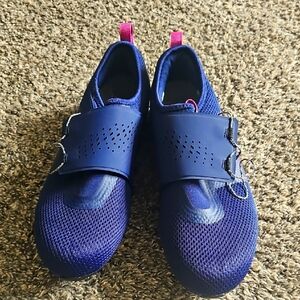 Blue Shimano Cycling Shoes